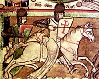 тамплиеры в полном вооружении XIII век