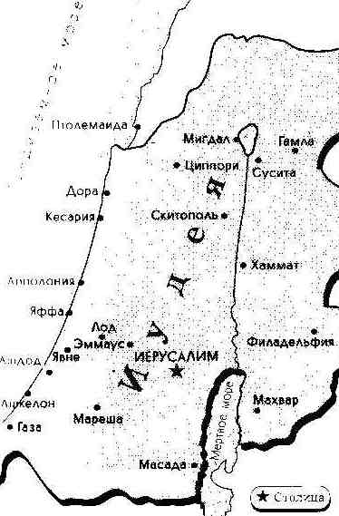 израиль период Хасмонеев карта